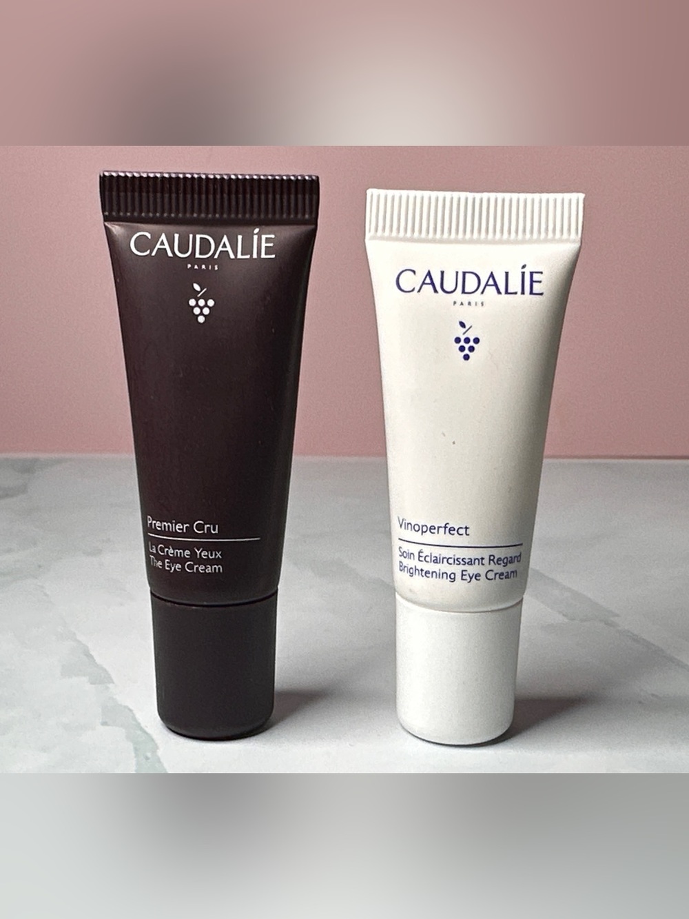 Caudalie Eye Cream Duo - Brown & White Tubes duo